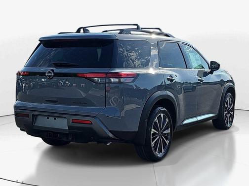 Boulder Gray Metallic 2026 Nissan Pathfinder Platinum