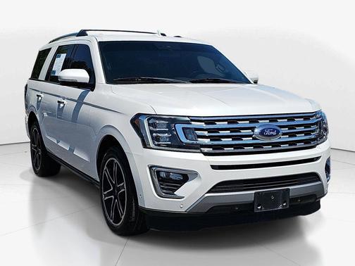 White Platinum Clearcoat Metallic 2019 Ford Expedition Limited