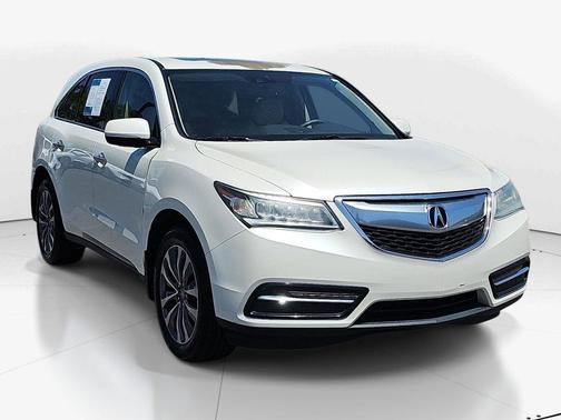 White Diamond Pearl 2014 Acura MDX 3.5L Technology Package