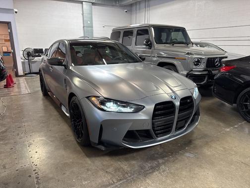 Gray 2024 BMW M3 Competition xDrive
