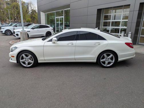Diamond White Metallic 2014 Mercedes-Benz CLS-Class CLS 550 4MATIC