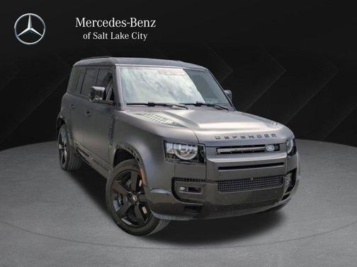 Santorini Black Metallic 2025 Land Rover Defender 110 P400 X-Dynamic SE