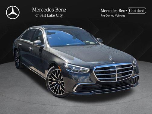 Gray 2022 Mercedes-Benz S-Class 4MATIC