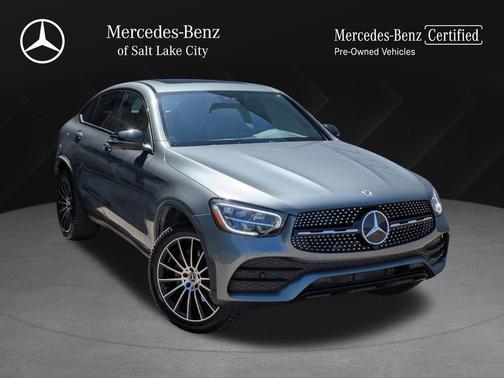 Gray 2021 Mercedes-Benz GLC 300 4MATIC Coupe