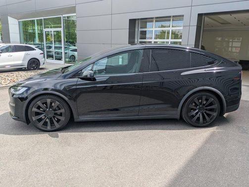Solid Black 2022 Tesla Model X Dual Motor All-Wheel Drive