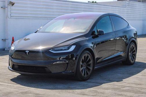 Solid Black 2022 Tesla Model X Dual Motor All-Wheel Drive