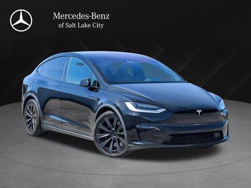 Solid Black 2022 Tesla Model X Dual Motor All-Wheel Drive