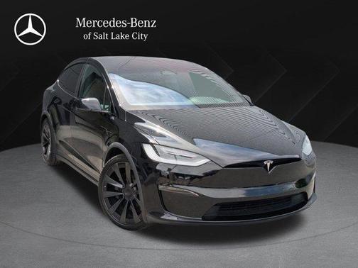 Solid Black 2022 Tesla Model X Dual Motor All-Wheel Drive