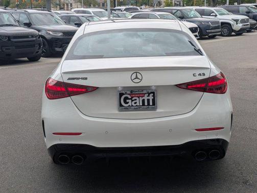 Polar White 2026 Mercedes-Benz AMG C 43 4MATIC