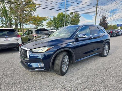 Hermosa Blue 2023 INFINITI QX50 Luxe