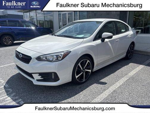 Crystal White Pearl 2023 Subaru Impreza Sport
