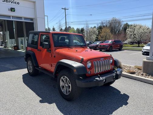 Sunset Orange Pearlcoat 2015 Jeep Wrangler Sport