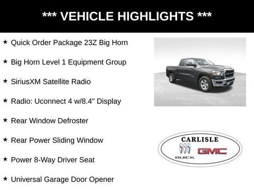 2020 RAM 1500 Big Horn