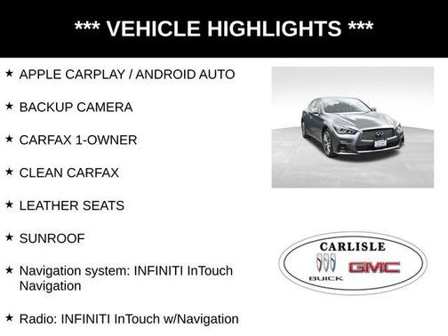 2022 INFINITI Q50 SENSORY
