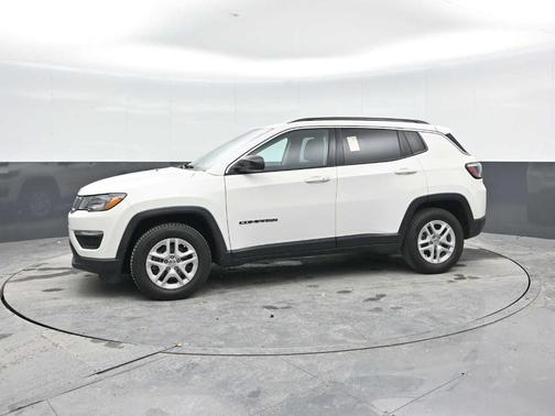 White Clearcoat 2020 Jeep Compass Sport