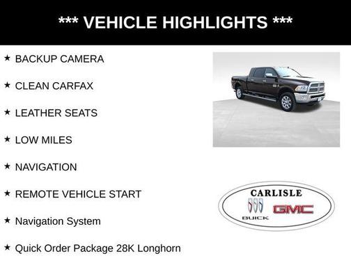 2015 RAM 3500 Longhorn
