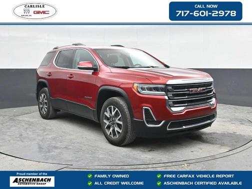 Volcanic Red 2023 GMC Acadia SLE