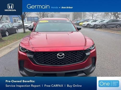 Red 2025 Mazda CX-50 Hybrid PREMIUM PLUS PACKAGE