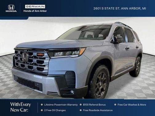 Gray 2026 Honda Pilot TrailSport