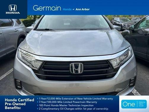 Silver 2021 Honda Odyssey EX-L