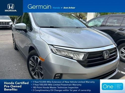 Silver 2021 Honda Odyssey EX-L