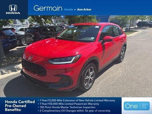 Red 2024 Honda HR-V EX-L