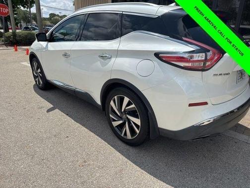 Pearl White 2016 Nissan Murano Platinum