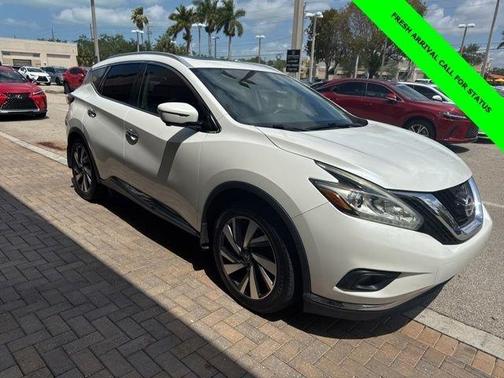 Pearl White 2016 Nissan Murano Platinum