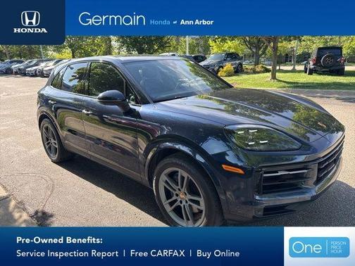 Blue 2024 Porsche Cayenne Base