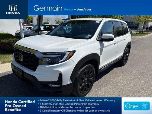 White 2022 Honda Passport EX-L