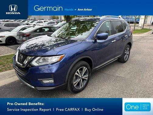 Blue 2018 Nissan Rogue SL