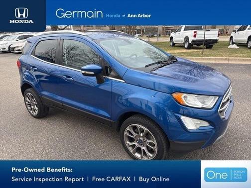 Blue 2018 Ford EcoSport Titanium