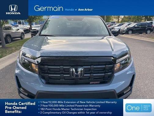 Gray 2025 Honda Ridgeline Sport+