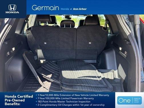 Gray 2025 Honda CR-V Hybrid Sport Touring