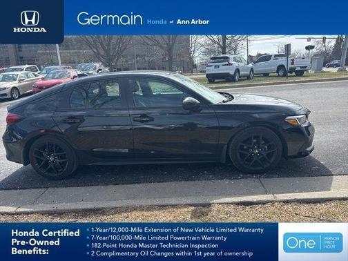 Black 2023 Honda Civic Sport
