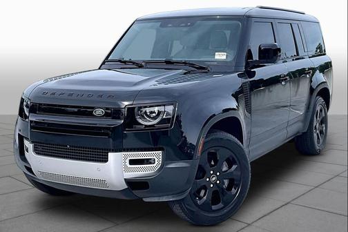 Santorini Black Metallic 2025 Land Rover Defender 130 P300 S