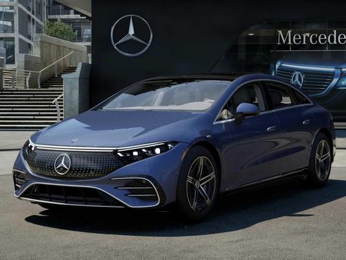 Twilight Blue Metallic 2026 Mercedes-Benz EQS 450 4MATIC