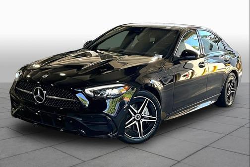 Black 2025 Mercedes-Benz C-Class C 300 4MATIC