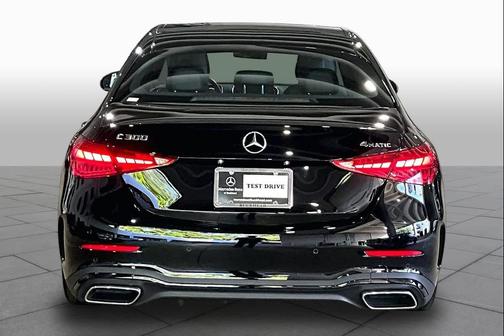Black 2025 Mercedes-Benz C-Class C 300 4MATIC