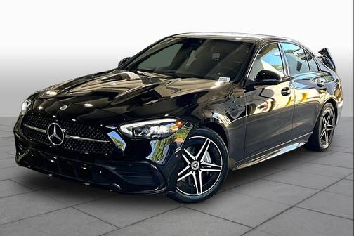 Black 2025 Mercedes-Benz C-Class C 300 4MATIC
