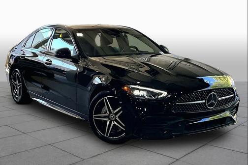 Black 2025 Mercedes-Benz C-Class C 300 4MATIC