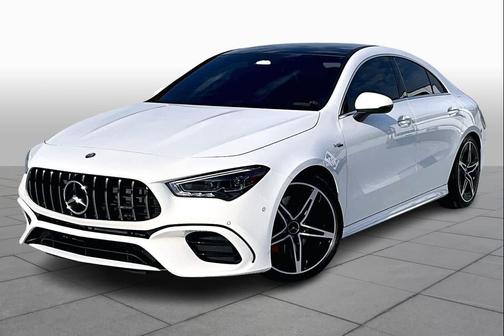 Polar White 2025 Mercedes-Benz AMG CLA 45 AMG CLA 45 4MATIC