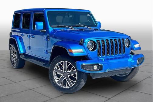 Hydro Blue Pearlcoat 2023 Jeep Wrangler 4xe Sahara High Altitude