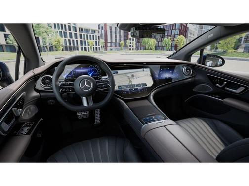 Nautical Blue Metallic 2026 Mercedes-Benz EQS 450 4MATIC