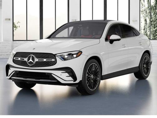 Polar White 2026 Mercedes-Benz GLC 300 4MATIC Coupe