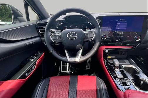 Ultra White 2023 Lexus NX 450h+ F SPORT Handling