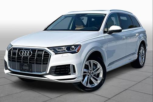 Glacier White Metallic 2022 Audi Q7 55 Premium Plus