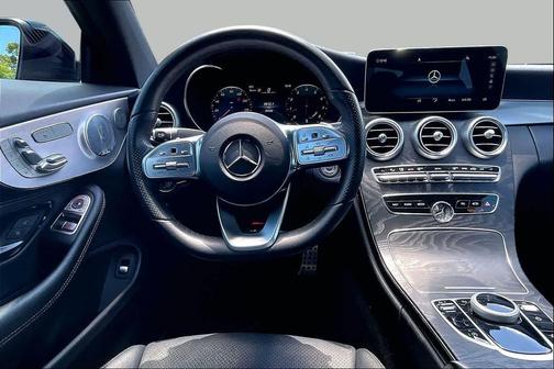 Obsidian Black Metallic 2021 Mercedes-Benz C-Class Coupe