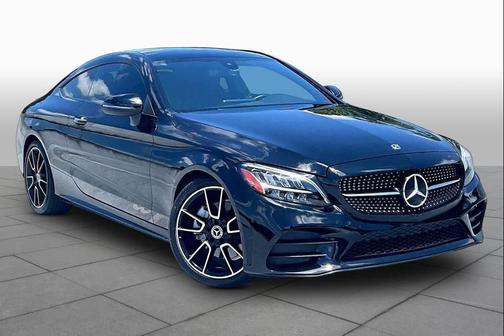 Obsidian Black Metallic 2021 Mercedes-Benz C-Class Coupe