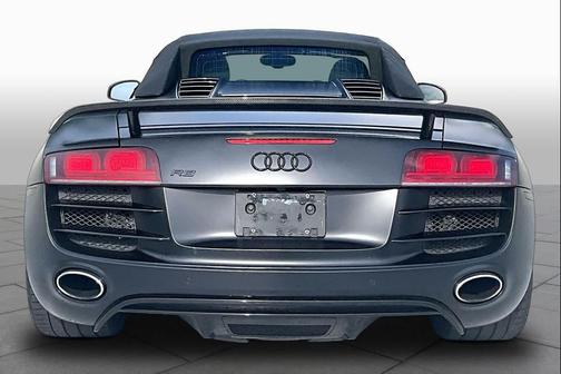 BLACK 2011 Audi R8 5.2 quattro Spyder
